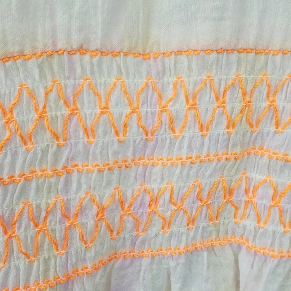 Free People Womens Sleeveless Run With Me Ivory Plaid Mini Dress Size M NWT - Picture 4 of 7